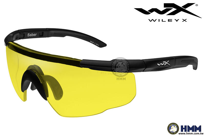 [HMM] Wiley X Saber Advanced 3.0 黃色鏡片 抗彈戰術 護目鏡 風鏡
