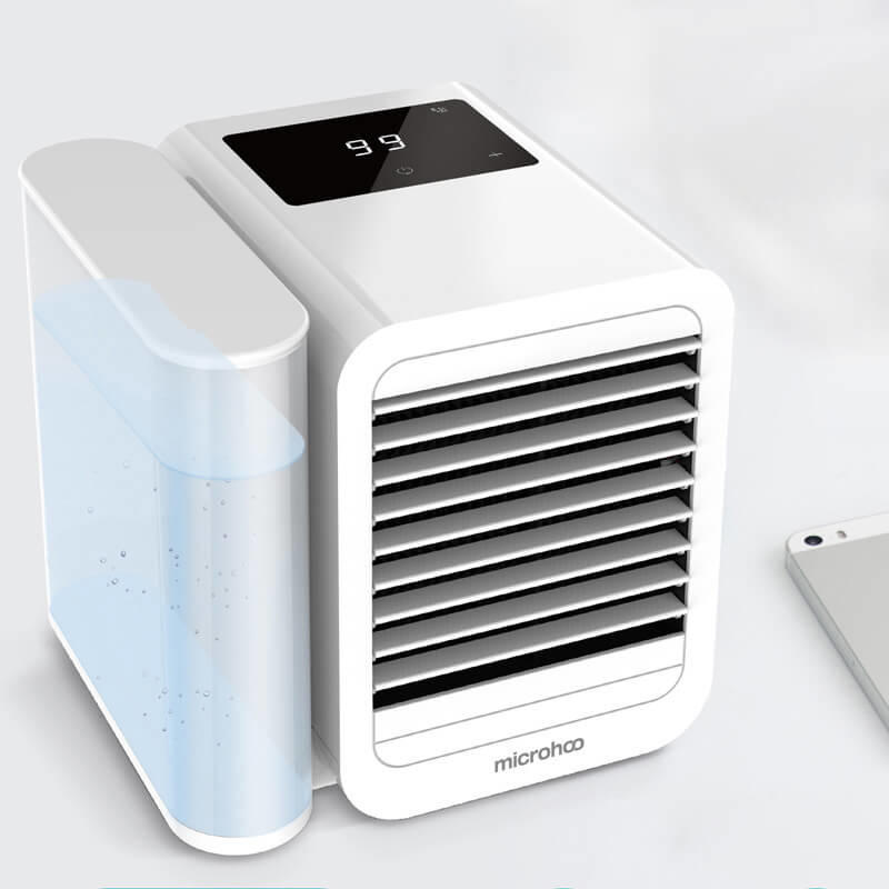 microhoo微空調小型冷氣機 USB迷你風扇 宿舍辦公室桌面空調扇 冷風機