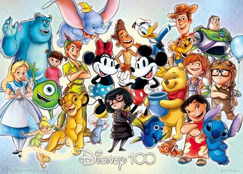 【巷子內】Disney 【迪士尼百年慶典】經典插畫拼圖520片-D168