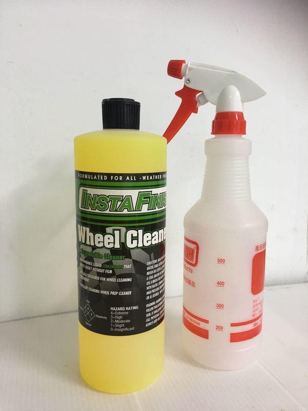 美國INSTA FINISH 濃縮輪圈清潔劑（原液）1公升裝+噴瓶800cc(可稀釋到1:6)VIVIAN車庫(省很大)