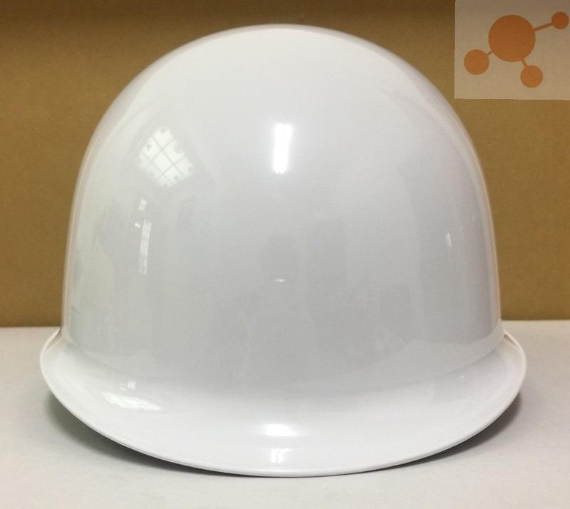 ABS 日式安全帽 石頭牌 產業用防護頭盔 工程帽 工地帽 工作帽 安全帽 可印字 白色 台灣製 鋼盔式 專利一指鍵