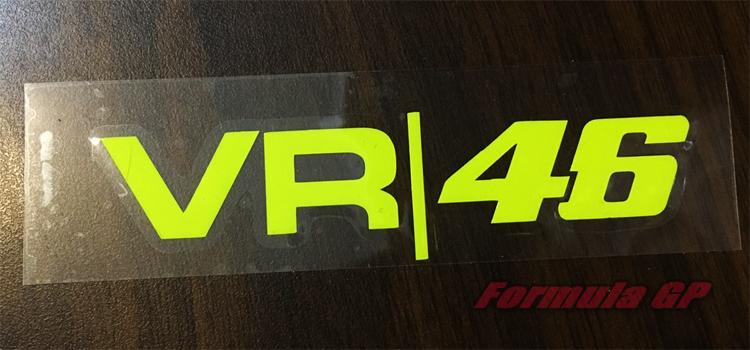 [Formula GP] MotoGP ROSSI 羅西 VR46 螢光黃簍空款 貼紙 防水 車貼 貼紙