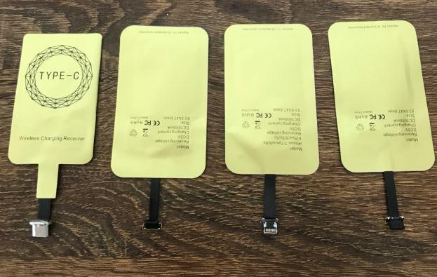 【升級版】無線充電 接收器 安卓 蘋果 三星 Type-c 無線充電貼片qi無線充電接收貼片 充電貼片 行動電源 充電盤