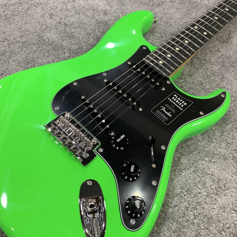 反拍樂器] Fender Player Stratocaster EB Neon 烏木指板霓虹綠法拉利