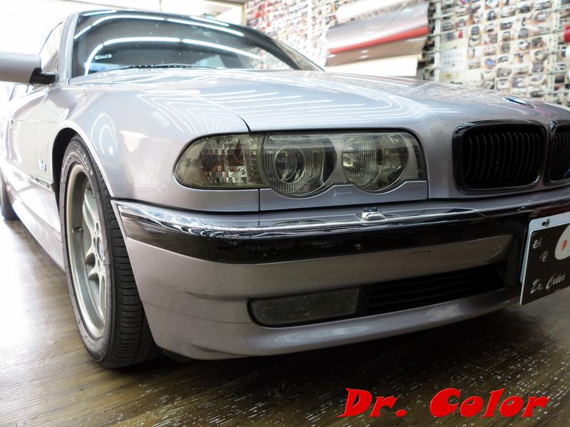 Dr. Color 玩色專業汽車包膜 BMW 735iL 車燈保護膜