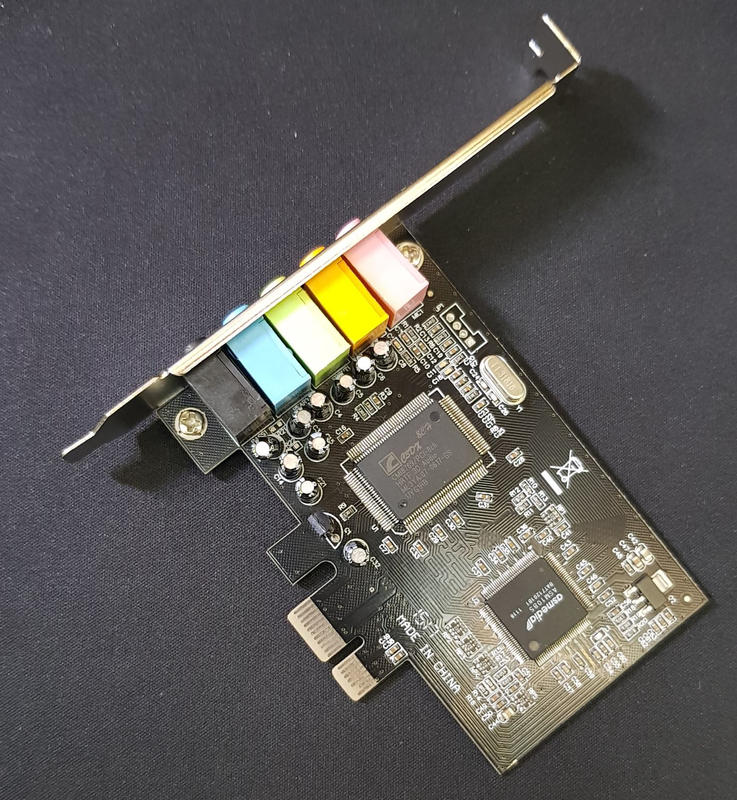 現貨  6聲道5.1音效卡 PCIE 電腦音效擴充卡 維修必備