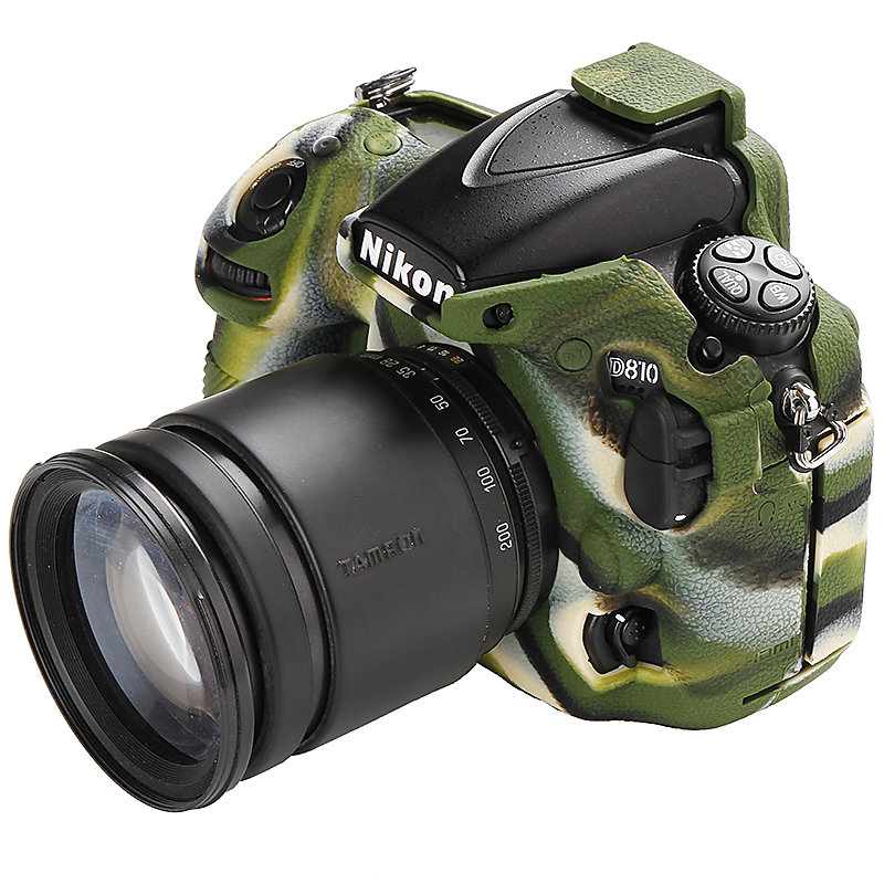 BUY360-荔枝紋矽膠適用 for尼康 nikon 單眼相機D800 D810 D850 D4 D4S矽膠套 [390