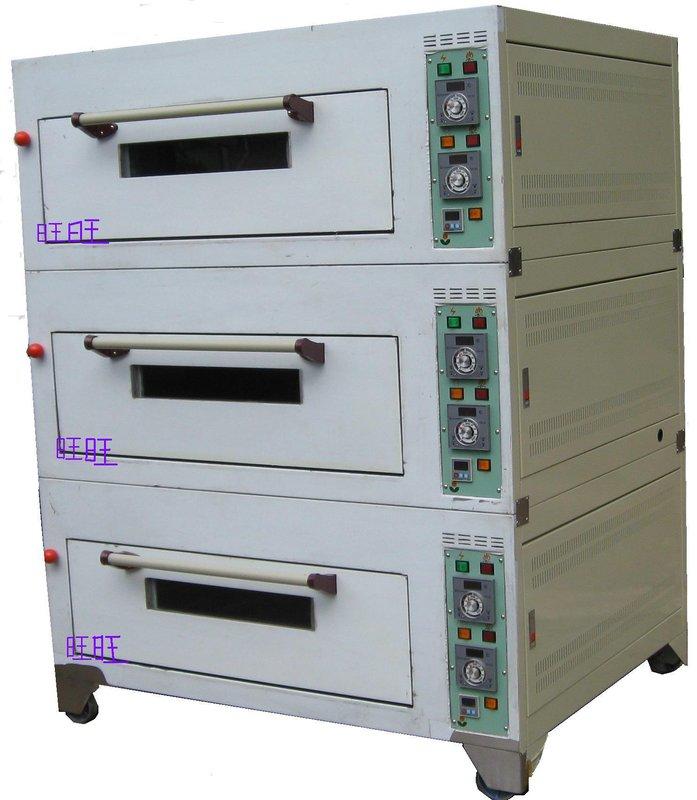 旺旺食品機械-台灣製造.三門六盤顯示型電烤箱(另有瓦斯烤箱ˋ攪拌機