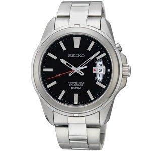 SEIKO  淬鍊精華時尚腕錶(6A32-00W0D) 黑
