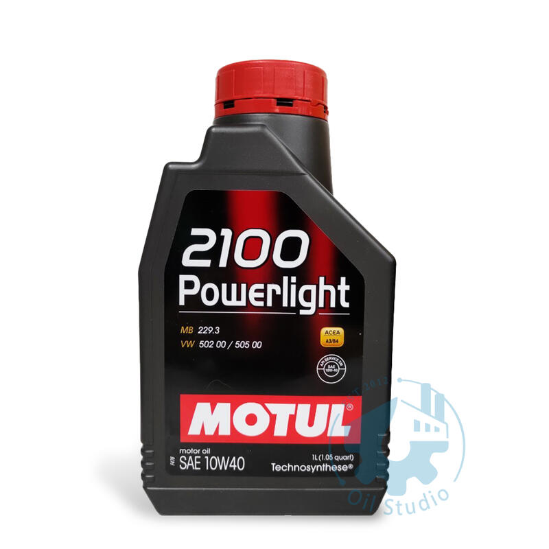 《油工坊》MOTUL 2100 Powerlight  10W40 合成機油 mobil shell eni