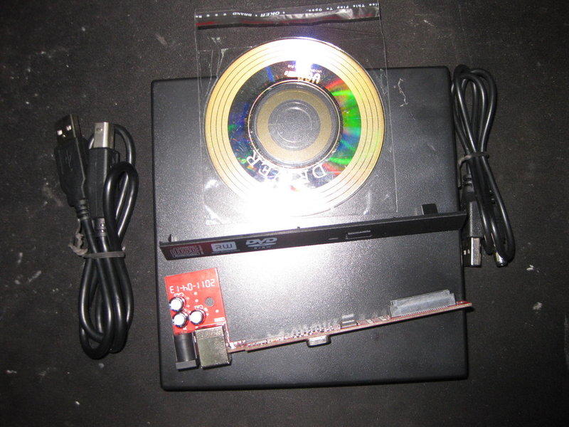 【大武郎】筆電用 薄型光碟機外接盒可接 CD-RW DVD DVD-RW USB 2.0 IDE SATA可選 送面板
