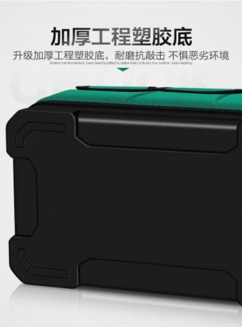 綸綸 專業五金用品 美耐特 高品質多功能塑膠硬底 工具包（速出貨）男水電工維修四角加厚耐磨帆布大收纳袋防水挎