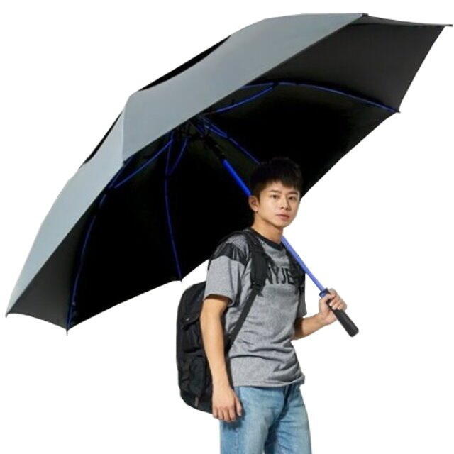【大雨傘 自動傘 直傘 晴雨傘】全球最大自動傘 挺力巨型無敵傘 雙層傘 雙龍牌 迎賓傘【同同大賣場】