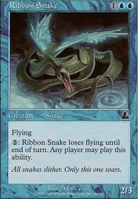 魔法部屋MTG單卡售PCY 預言  Ribbon Snake 緞帶蛇 【英文NM】