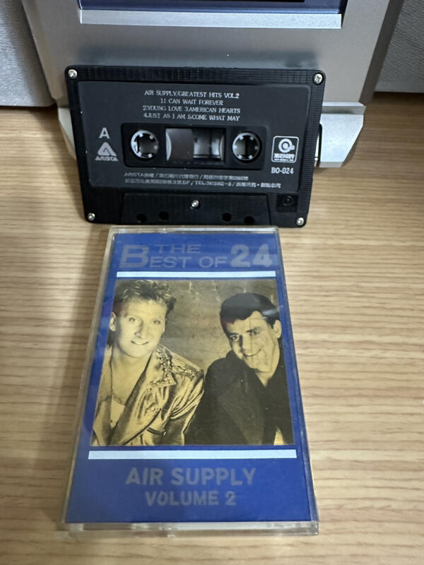 AIR SUPPLYVOLUME 2樂團錄音帶 空中補給精選專輯 早期錄音帶 懷舊錄音帶 收藏錄音帶 二手