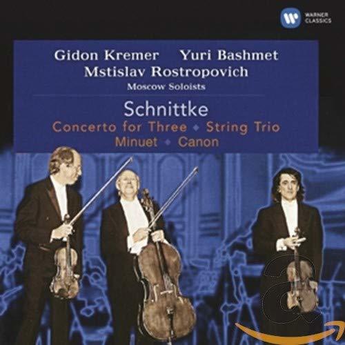 Rostropovich羅斯托波維奇/Schnittke 舒尼特克：弦樂三重奏、三重協奏曲1 CD正版全新