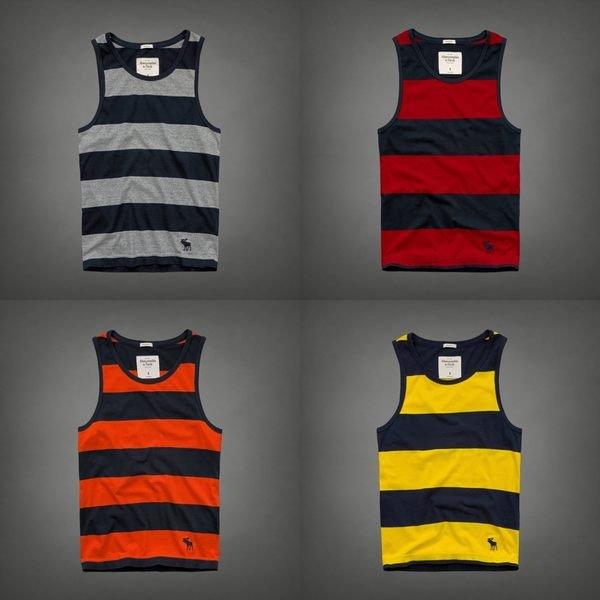 Abercrombie&Fitch (A&F) 2013 CONNERY POND TANK 背心 (7款)