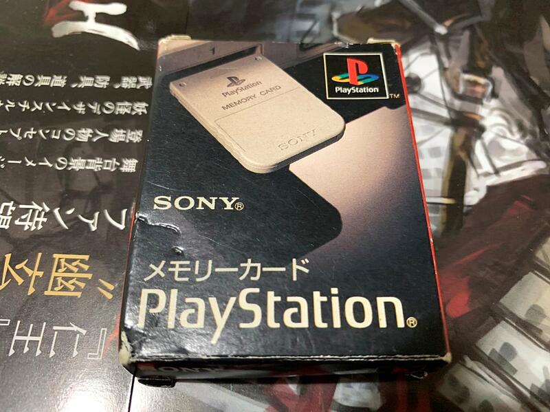 幸運小兔 PS1 PS記憶卡 有盒書 SONY原廠 PS1記憶卡 PlayStation專用