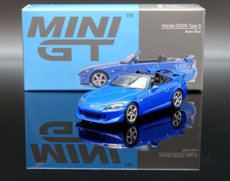 Mini GT 1:64 Honda S2000 (AP2) Type S Apex Blue #376 海外 即決-