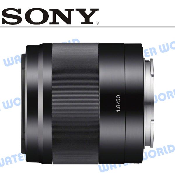【中壢NOVA-水世界】Sony E 50mm F1.8 大光圈定焦鏡頭 SEL50F18B E接環相機用 台灣公司貨