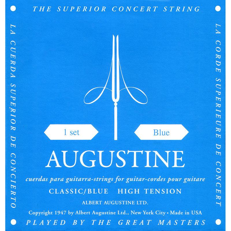 [黃石樂器] AUGUSTINE Classic Blue 奧古斯丁 古典吉他弦 經典藍 高音中張 低音高張