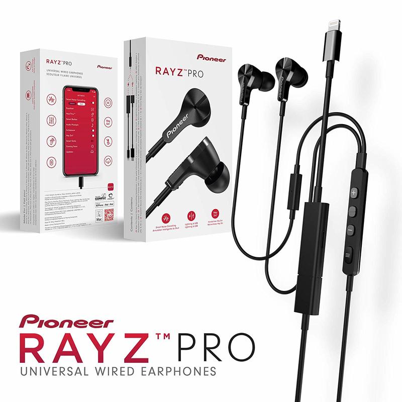【凱文精品】Pioneer Rayz Pro頂級有線降噪耳機麥克風 支援Lightning USB-C雙接口iPhone