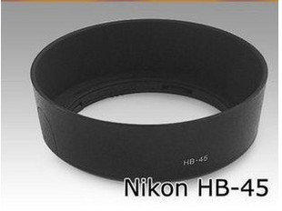 卡口 遮光罩 HB-45 尼康18-55mm D60 D40 D40X 镜头