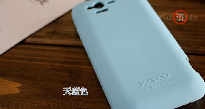 【GooMea】買2免運 SeePoo HTC Rhyme S510b 音韻機 超軟Q 矽膠套 手機套 淺藍,綠色