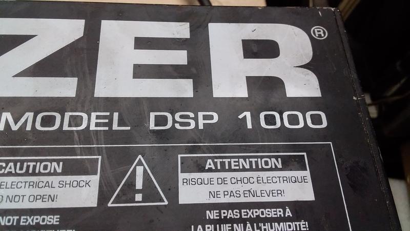 Behringer DSP1000  數字音訊效果處理器