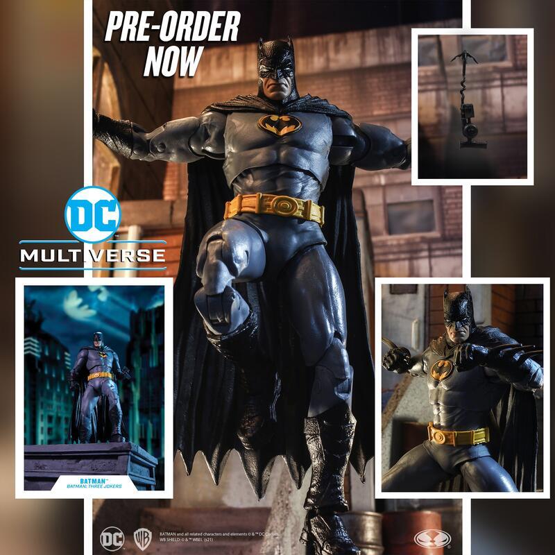 【合川玩具】預約12月 麥法蘭  7吋 DC 蝙蝠俠三個小丑 - 蝙蝠俠 可動公仔 MF30137 AD