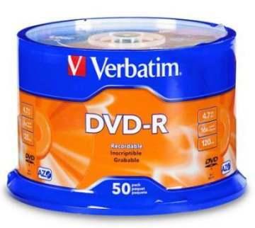 【3C_SHOP 】Verbatim 威寶 藍鳳凰 16X DVD-R 燒錄片(50片裝) 國際版