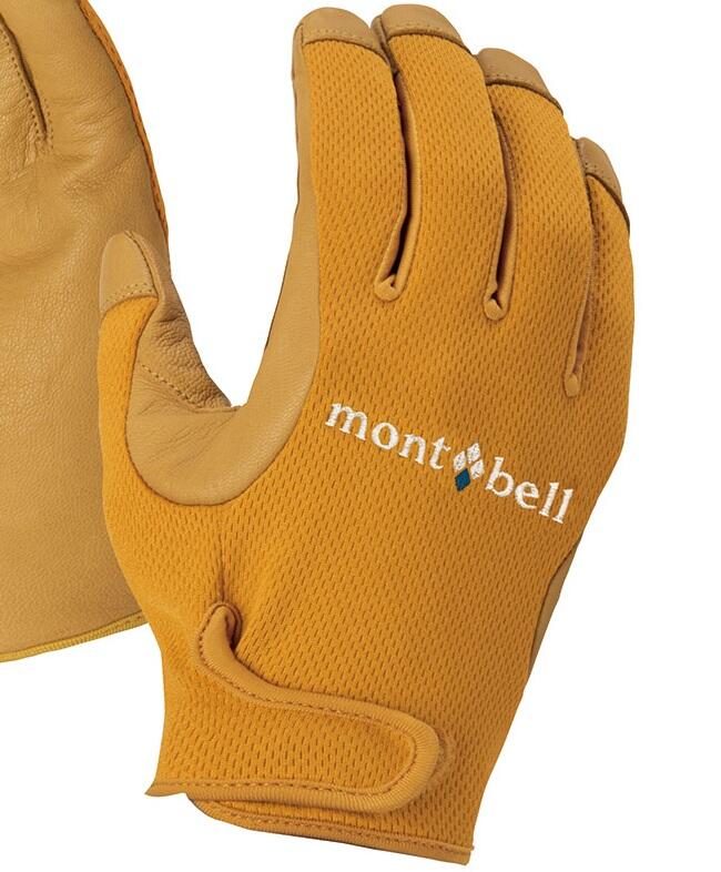 ├登山樂┤日本 mont-bell Trekking Gloves 男款羊皮健行手套 # 1118289 YLOC 芥黃 | 露天市集 | 全 ...