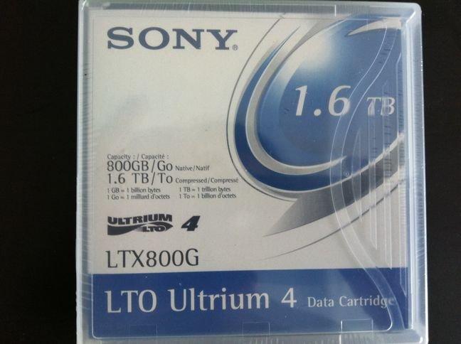SONY LTO Ultrium 4 Data Cartridge (800 GB/1.6 TB 磁帶 LTX800G)