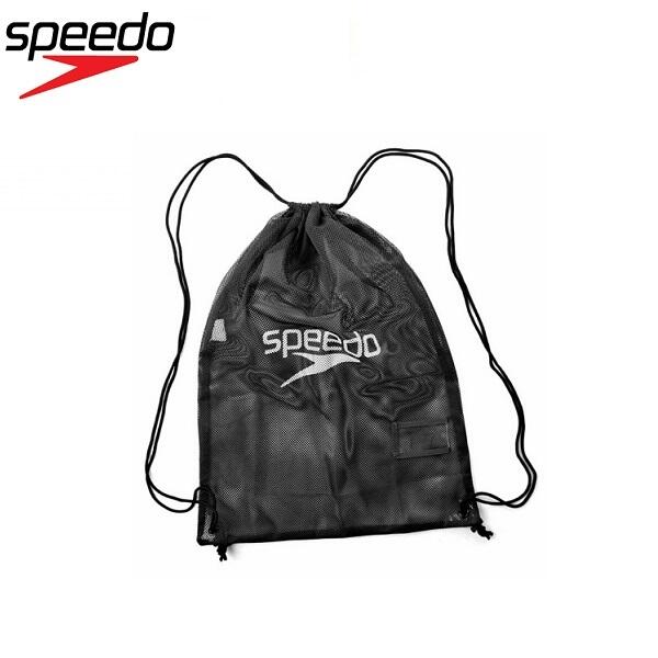 [958-3C] 全新 speedo 束口袋 網袋 透氣 健身 後背包 運動 打球 游泳