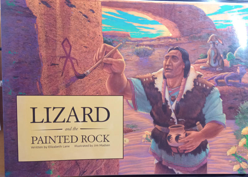 兒童英文繪本Lizard and the Painted Rock