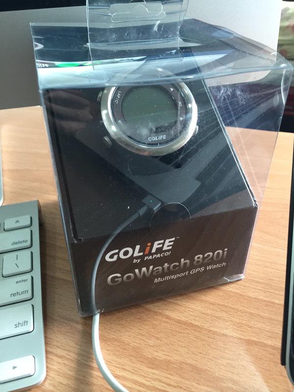 (已售出) Papago GoWatch 820i GPS藍牙中文三鐵運動腕錶 (全新) 