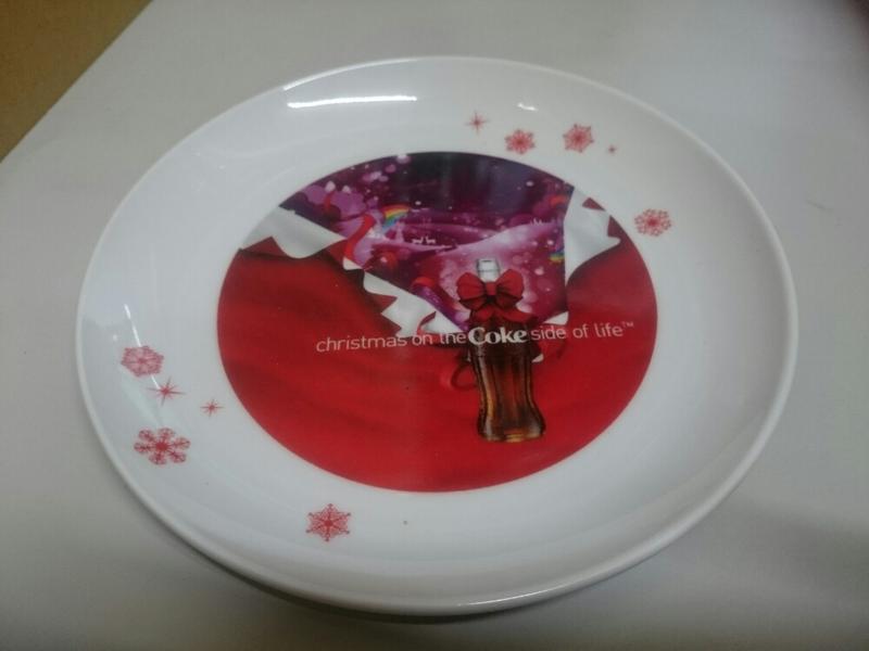 2007日本可口可樂陶瓷盤第2款，共4款
