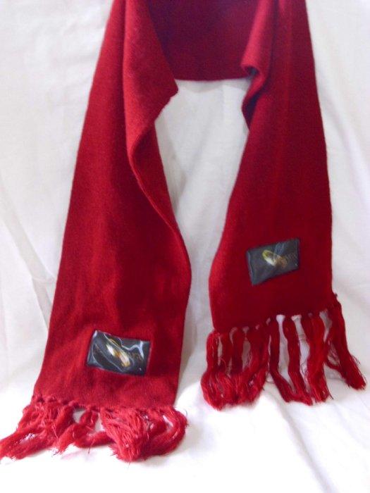潮流圍巾   歐風紅色細針織造型雙面圍巾 舒適保暖.有美感的秋冬設計女款 男士也適用 今年秋冬百搭款式