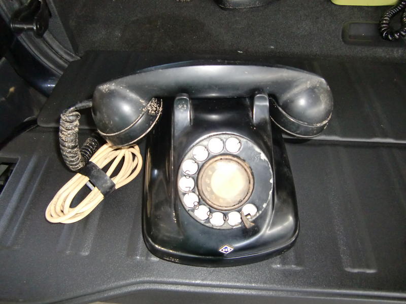 正常使用早期電話 古董電話 撥盤電話