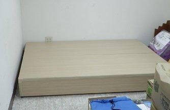 【全新】木製雙人床底 (白橡木,5尺)