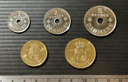 【超值硬幣】丹麥 2025年 1~20krone 新版錢幣五...