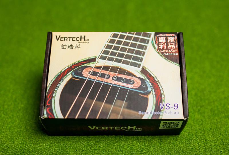 Vertech VS-9 木吉他拾音器(可自行安裝、免鑽孔)