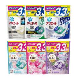 現貨 日本境內最新版 寶僑P&G Ariel 4D 碳酸洗衣膠球 洗衣球 首創碳酸機能 36顆/袋裝 /舊版3D