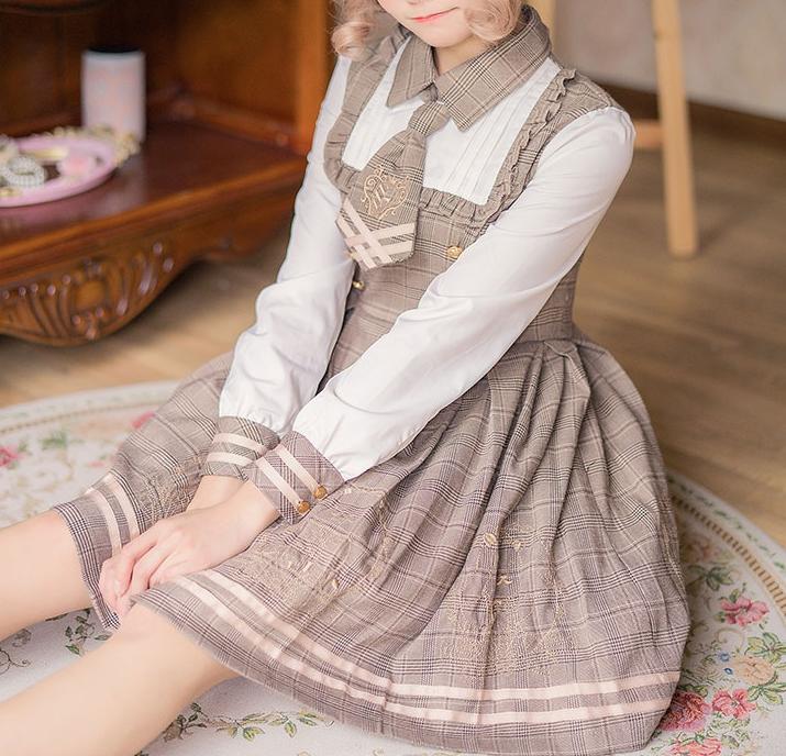 《免運費》可愛日系蘿莉塔lolita英倫少女夏秋日常學生洋裝cosplay
