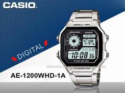 CASIO 手錶專賣店 國隆 AE-1200WHD-1A 方...