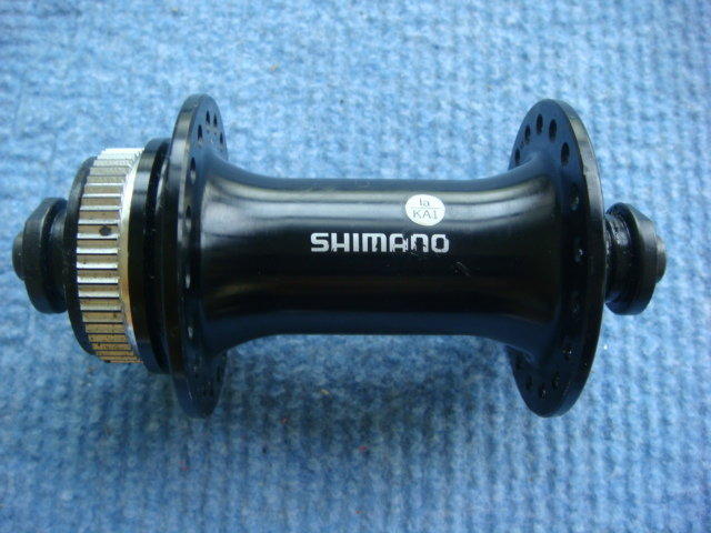 {2+2單車生活}SHIMANO HB-RM66 32孔/100MM登山車中央鎖入式碟剎快拆前花鼓 CENTER LOCK 碟煞前花鼓 ...