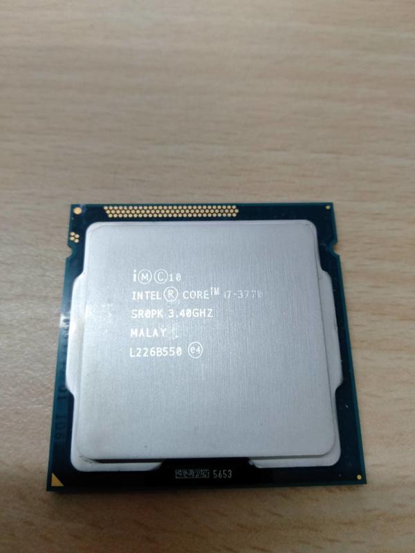 二手Intel I7-3770 CPU 1155腳位 店保7天