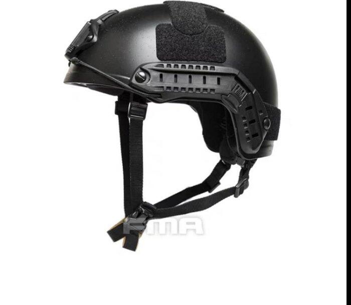 ~近全新~FMA Ballistic high cut FAST黑色加厚重量版戰術頭盔XL附DMgear多毛頭盔布灰色
