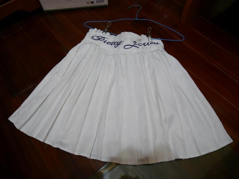 [ 僅穿過一次 轉賣 ] mussa 百褶裙 日系 可愛 裙子 白