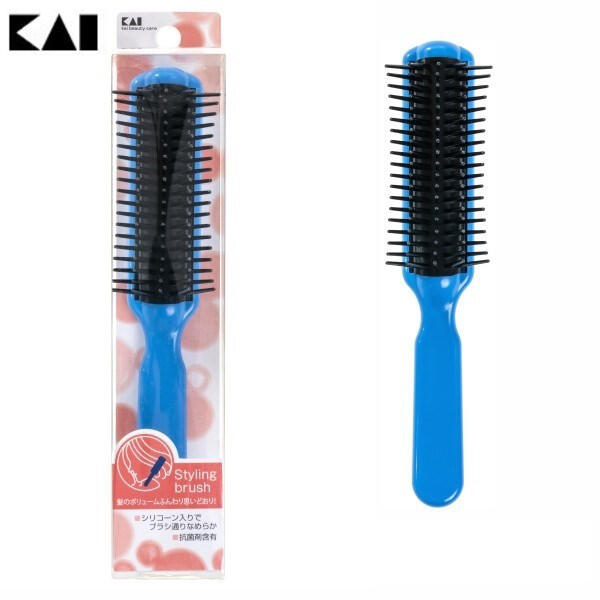 日本貝印 (KAI) 髮梳 (藍/S) HL-0005 /梳子